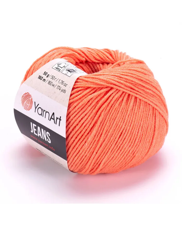 YarnArt Jeans, 23 лососевий