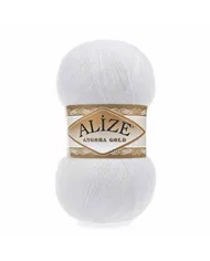 Alize Angora Gold, 55 білий
