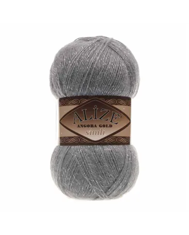 Alize Angora Gold Simli, 87 вугільно-сірий Alize Angora Gold Simli, 87 вугільно-сірий