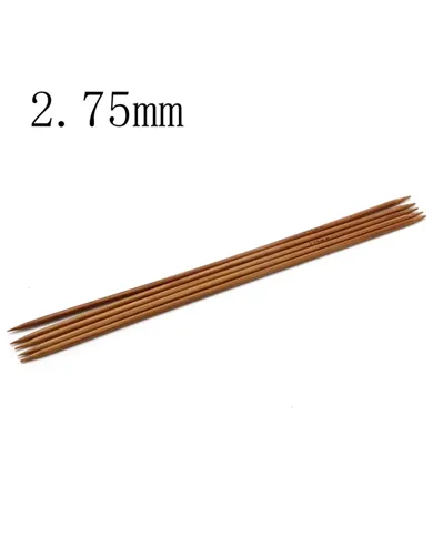 Спиці шкарпеткові бамбукові, 2,75 мм, Китай, 5 шт.