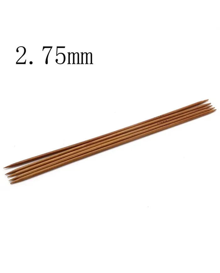 Спиці шкарпеткові бамбукові, 2,75 мм, Китай, 5 шт.