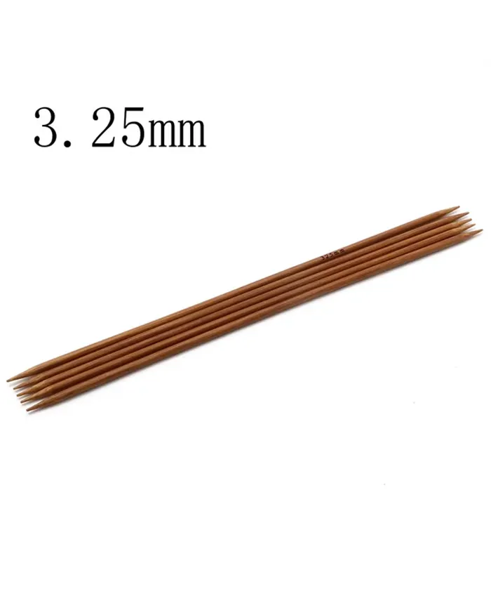Спиці шкарпеткові бамбукові, 3,25 мм, Китай, 5 шт.