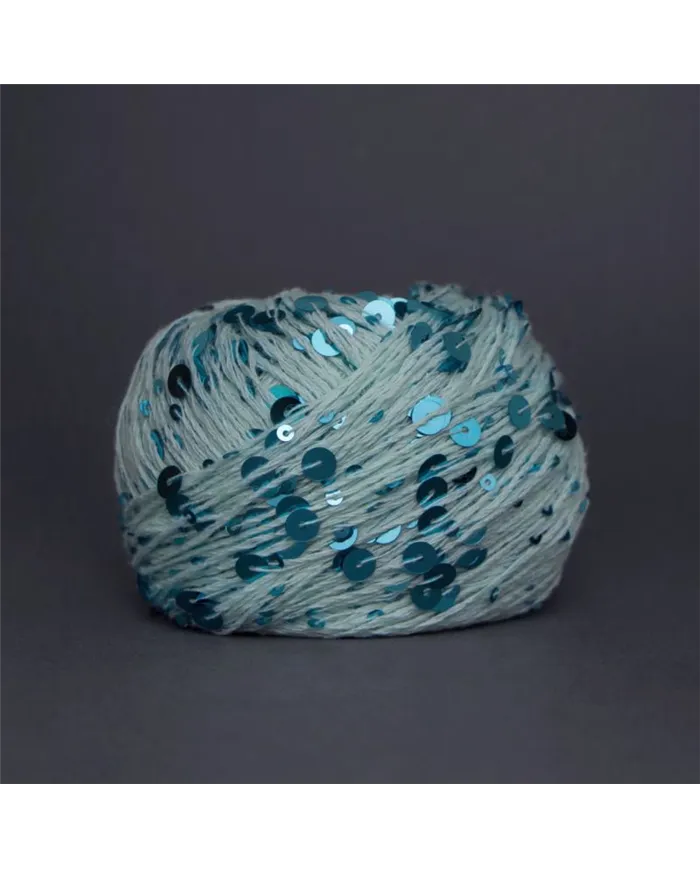 Королівська паєтка, 61 ментол, паєтка в тон