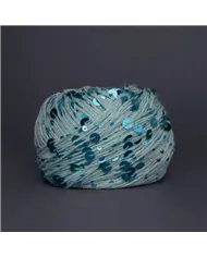 Королівська паєтка, 61 ментол, паєтка в тон