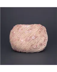 Королівська паєтка, 66 світло-рожевий, паєтка в тон