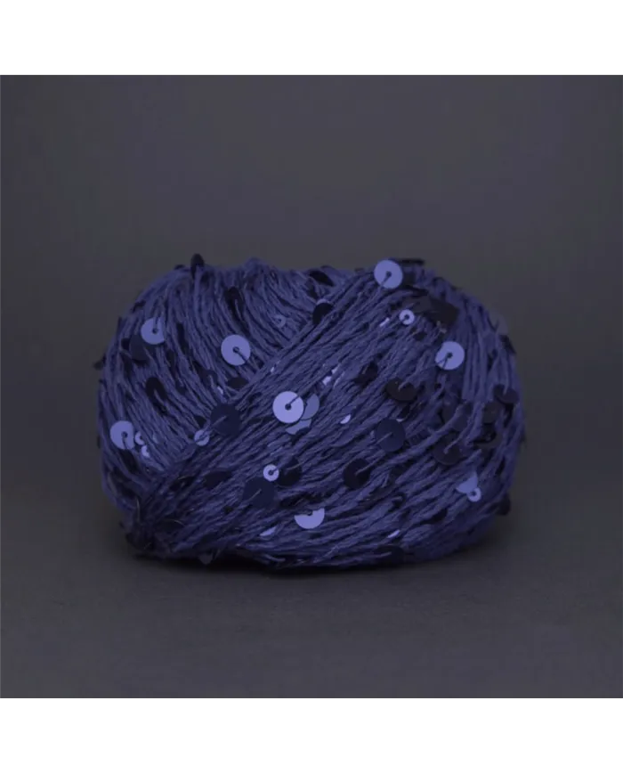 Королівська паєтка, 70 темно-синій, паєтка в тон