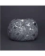 Королівська паєтка, 72 сірий, паєтка в тон