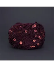 Королівська паєтка, 88 бордо, паєтка в тон