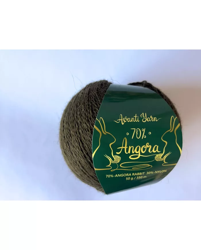 Avanti Yarn Angora 70%, 906 хакі Avanti Yarn Angora 70%, 906 хакі