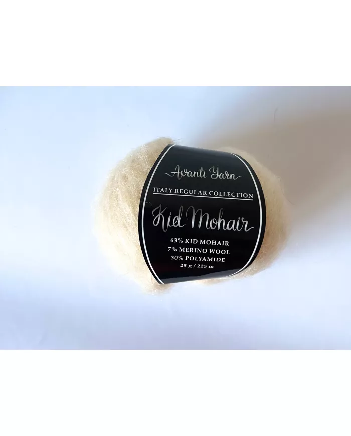 Kid Mohair Italy,122 світло-бежевий