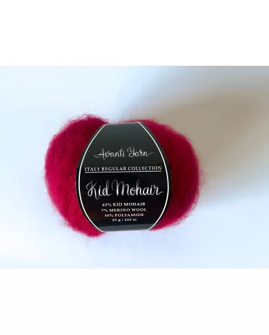 Kid Mohair Italy, 177 бургунд Kid Mohair Italy, 177 бургунд