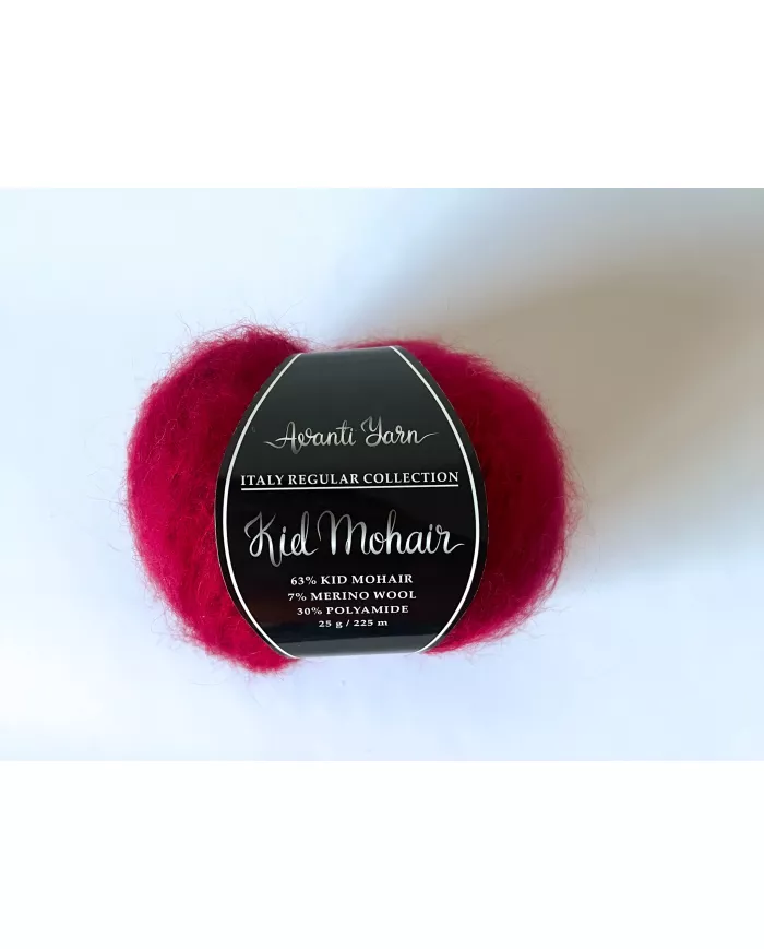 Kid Mohair Italy, 177 бургунд