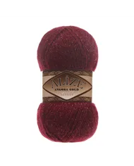 Alize Angora Gold Simli,57, бордовий