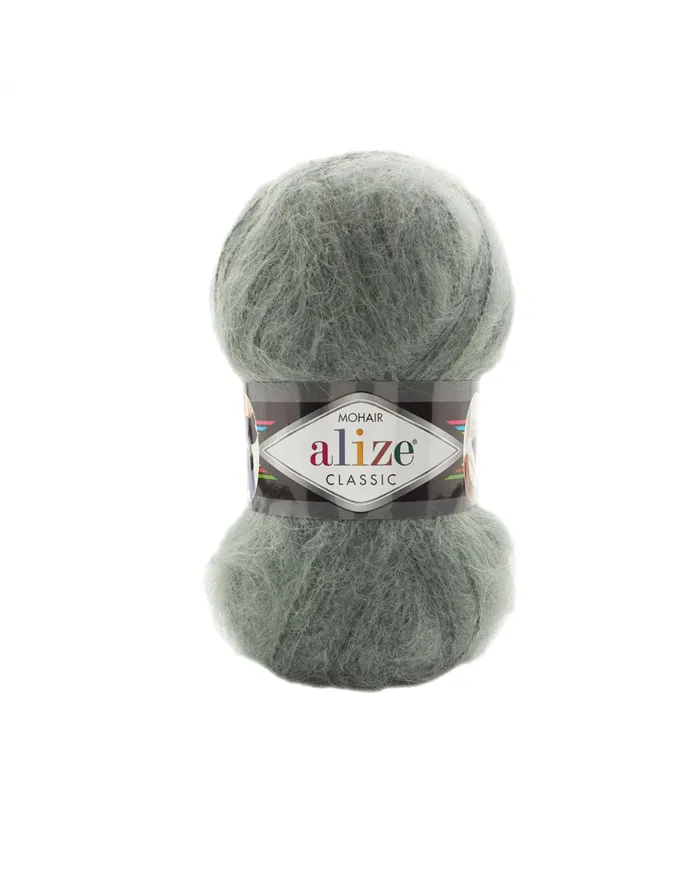 Alize Mohair Classic,180, срібна сосна