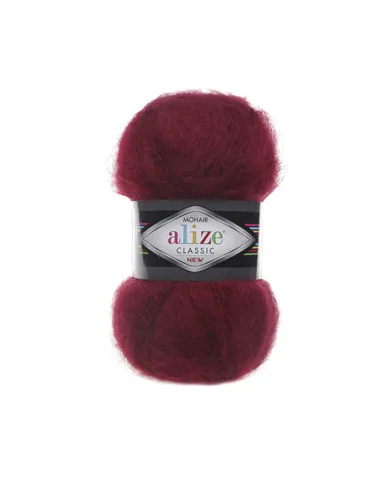 Alize Mohair Classic,57, бордовий Alize Mohair Classic,57, бордовий