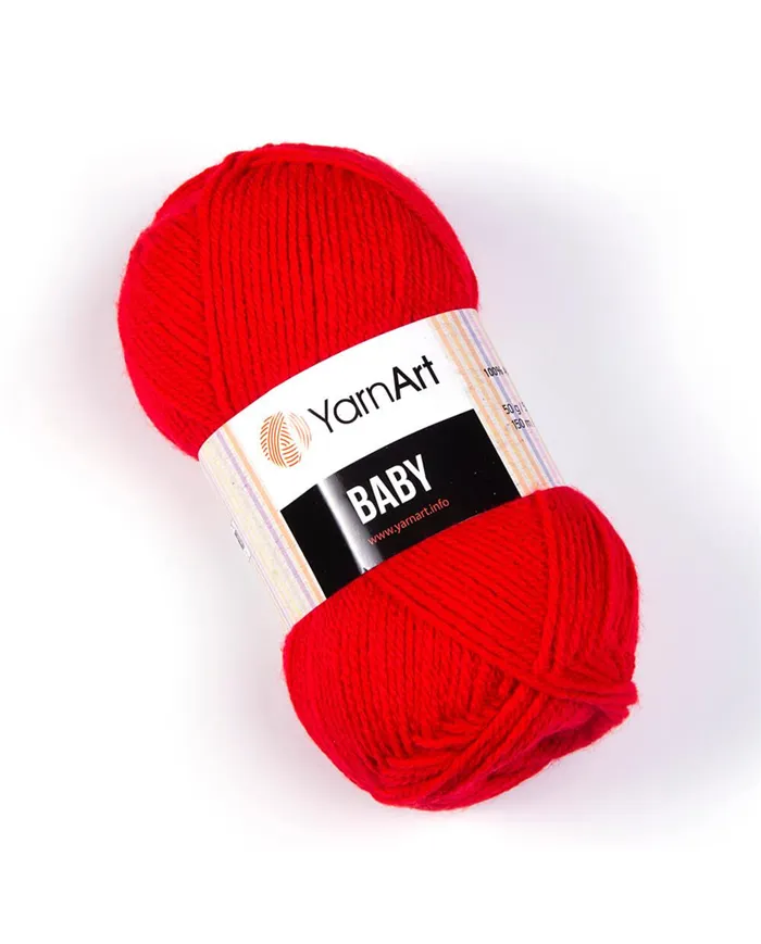 YarnArt Baby, 156, червоний