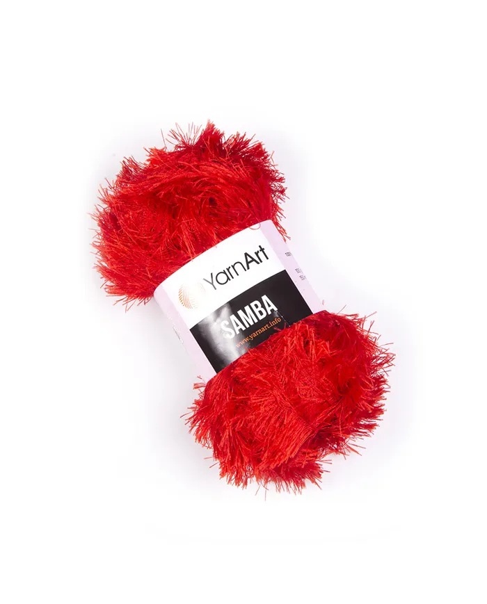 YarnArt Samba, 156, червоний оксамит