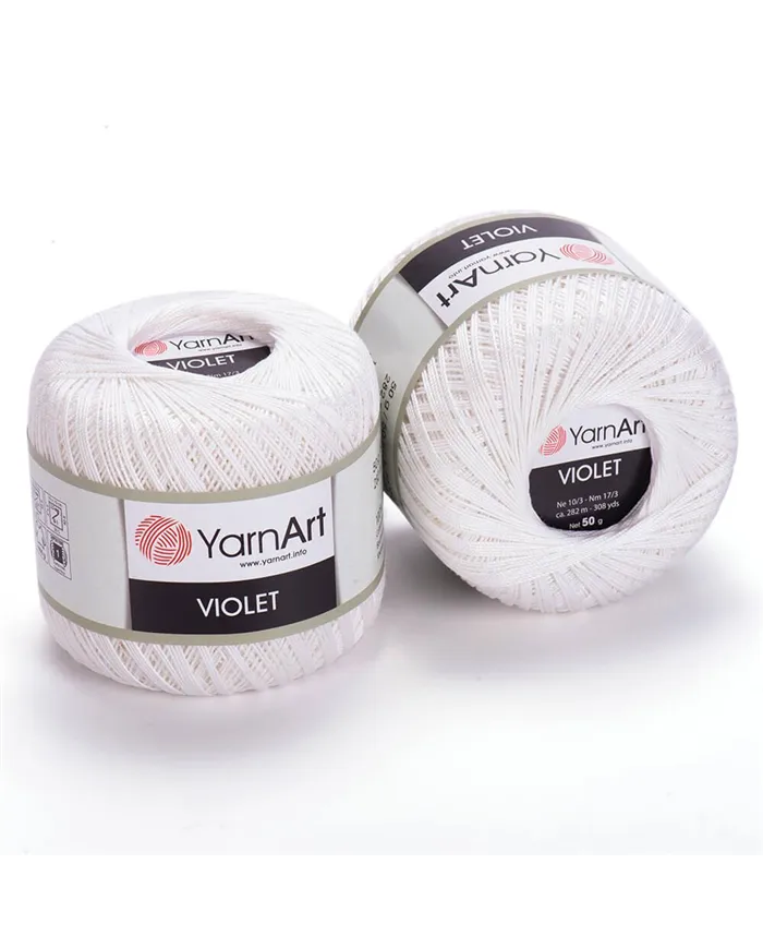 YarnArt Violet, 003, білий