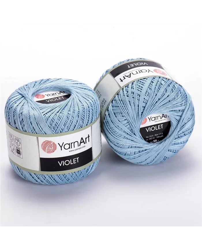 YarnArt Violet, 4917, блакитний