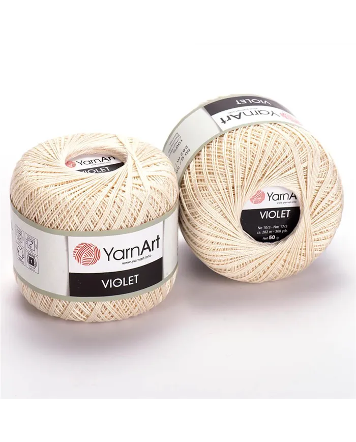 YarnArt Violet, 6282, вершковий