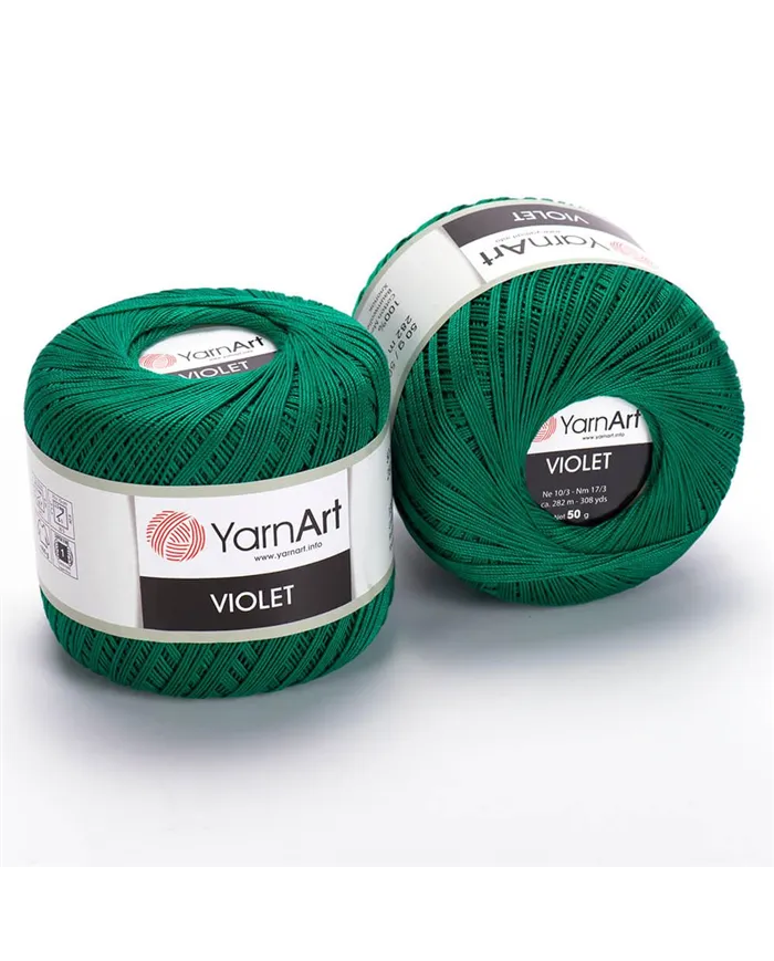 YarnArt Violet, 6334, смарагд