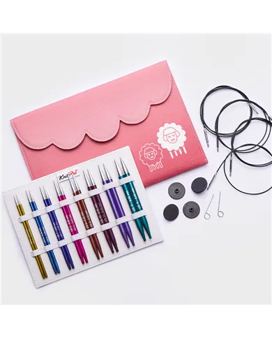 Набір знімних спиць Deluxe Zing KnitPro (ex47404) Набір знімних спиць Deluxe Zing KnitPro (ex47404)