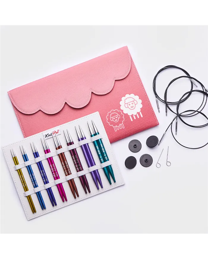 Набір знімних спиць Deluxe Zing KnitPro (ex47404)