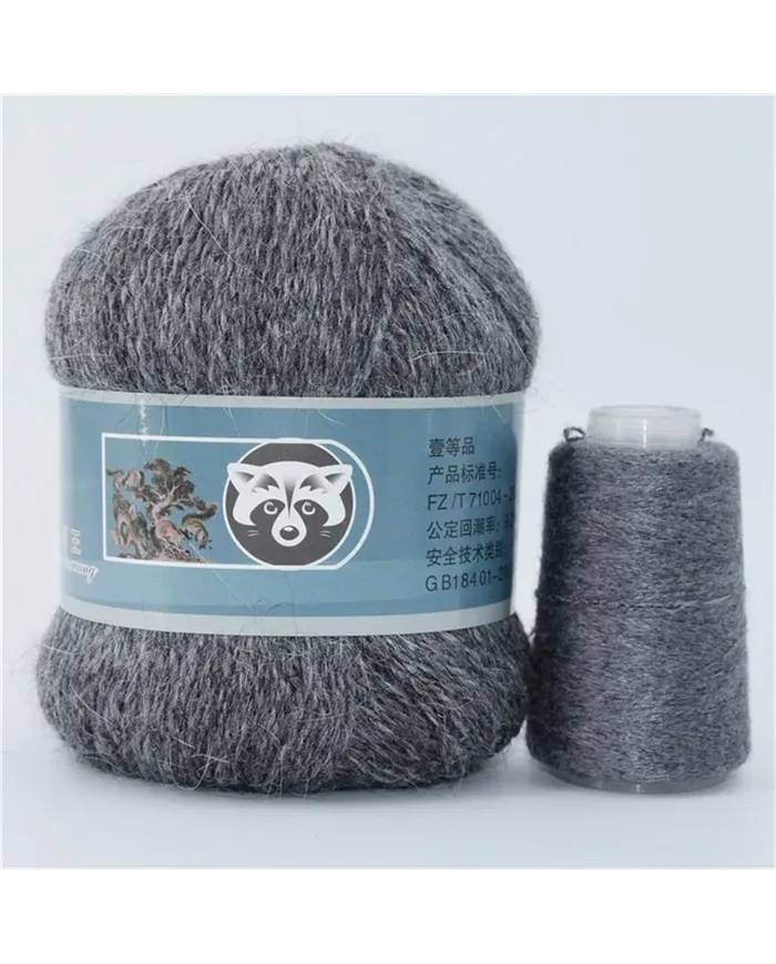 Пух норки, 803, темно-сірий