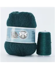 Пух норки, 805, темно-зелений