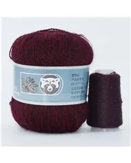 Пух норки, 822, бордовий