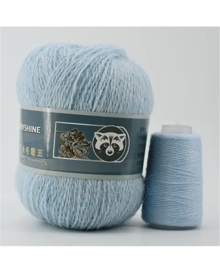 Пух норки, 875, світло-блакитний