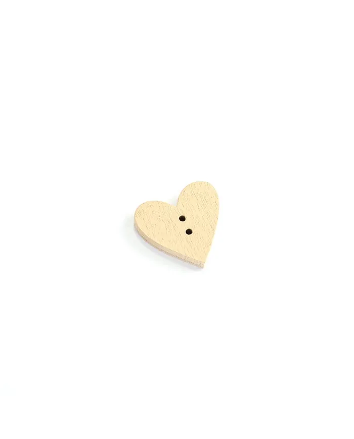 Гудзики дерев'яні "Сердечко"