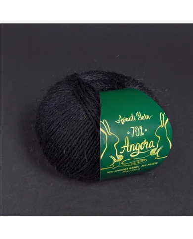 Avanti Yarn Angora 70%, 905, чорний Avanti Yarn Angora 70%, 905, чорний
