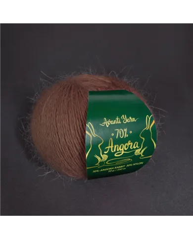 Avanti Yarn Angora 70%, 933, коричневий Avanti Yarn Angora 70%, 933, коричневий