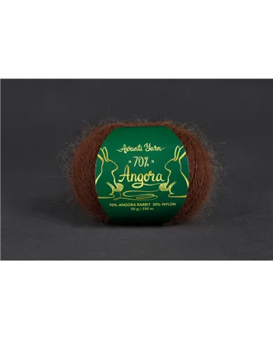 Avanti Yarn Angora 70%, 950, шоколад Avanti Yarn Angora 70%, 950, шоколад