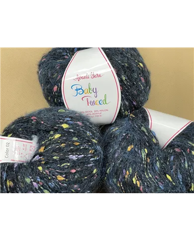 Baby Tweed, 02, темно-синій Baby Tweed, 02, темно-синій