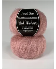 Kid Mohair Italy, 111, темна пудра
