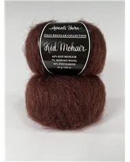 Kid Mohair Italy, 121, коричневий