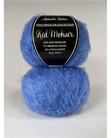 Kid Mohair Italy, 127, темно-блакитний Kid Mohair Italy, 127, темно-блакитний