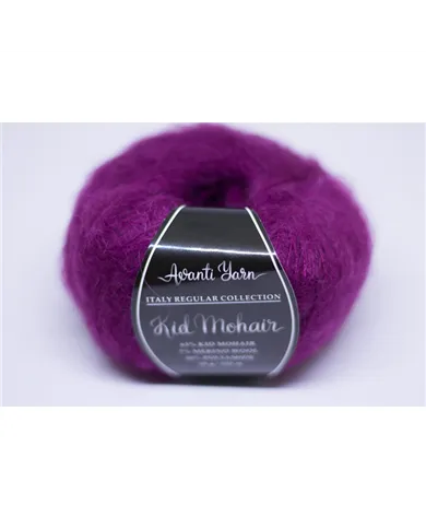 Kid Mohair Italy, 176, слива Kid Mohair Italy, 176, слива
