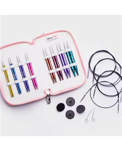 Набір укорочених знімних спиць Zing KnitPro (ex47409) Набір укорочених знімних спиць Zing KnitPro (ex47409)