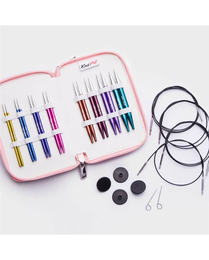 Набір укорочених знімних спиць Zing KnitPro (ex47409)