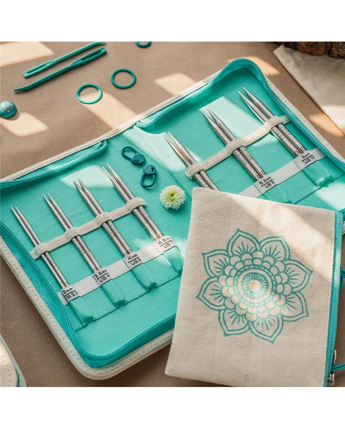 Набір знімних поворотних металевих спиць 10см “The Kindness Set” Mindful Collection KnitPro