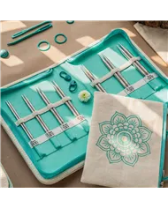 Набір знімних поворотних металевих спиць 10см “The Kindness Set” Mindful Collection KnitPro