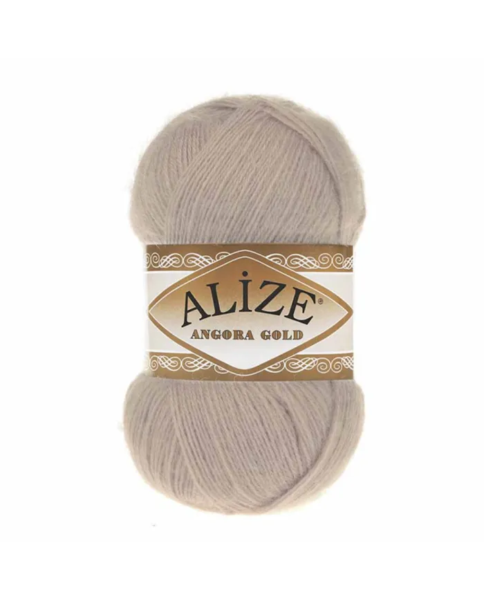 Alize Angora Gold, 506, бежево-молочний