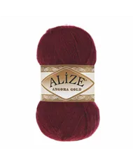Alize Angora Gold, 057, бордо