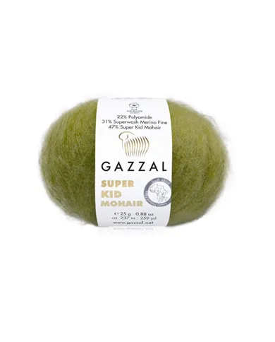 Gazzal Super Kid Mohair, 64422 фісташка Gazzal Super Kid Mohair, 64422 фісташка