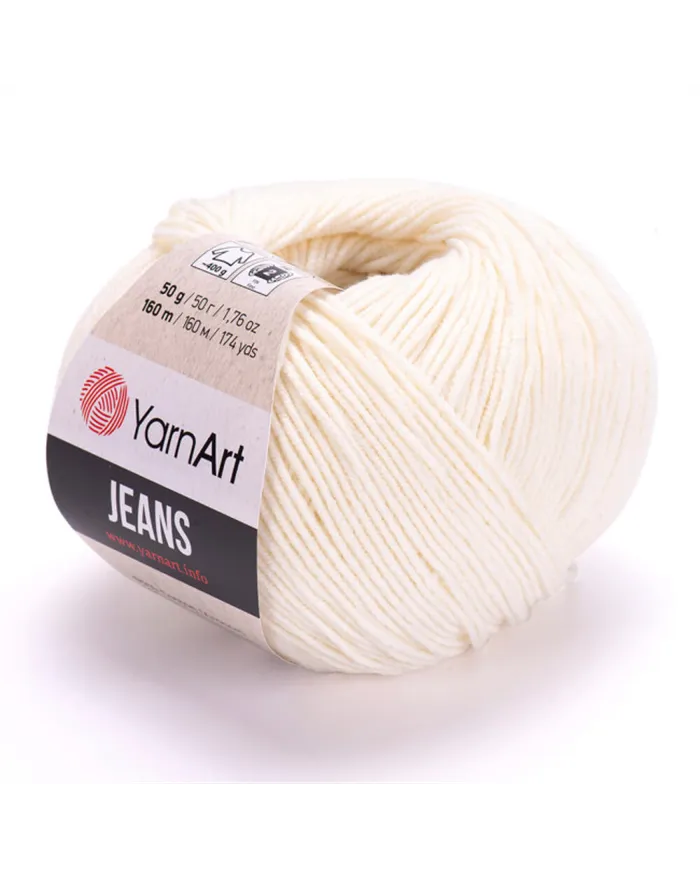 YarnArt Jeans, 05, слонова кістка YarnArt Jeans, 05, слонова кістка