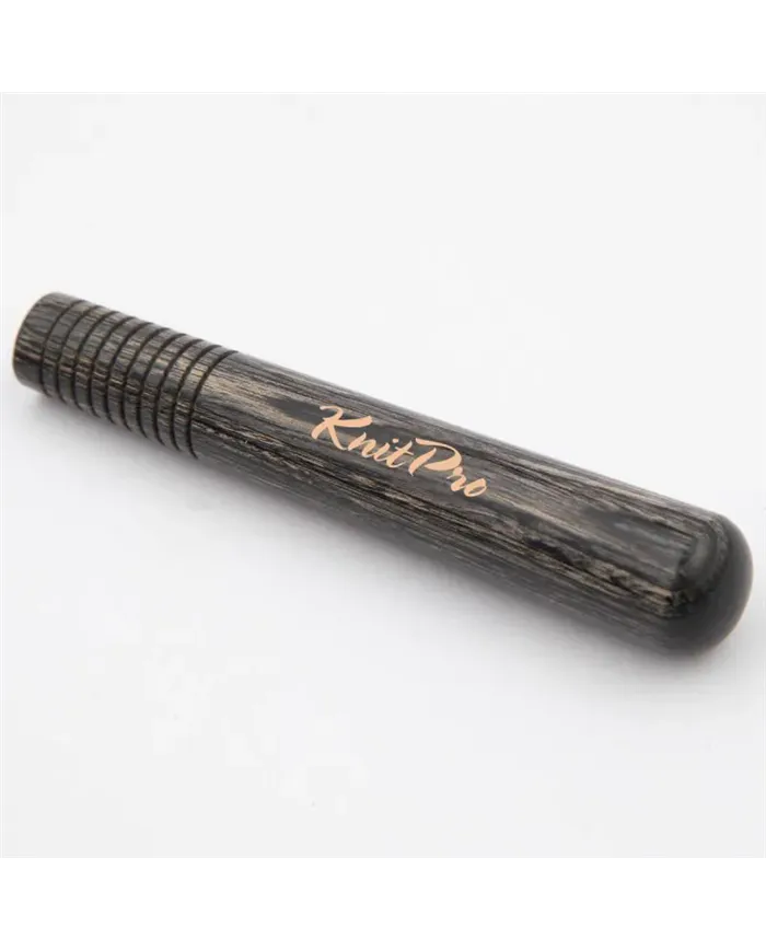 Ручка дерев’яна Grey Onyx для гачків знімних Oasis Rose Gold Soft KnitPro