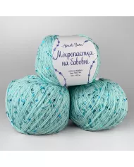 Мікропаєтка, 037, м'ята, паєтка в тон Мікропаєтка, 037, м'ята, паєтка в тон